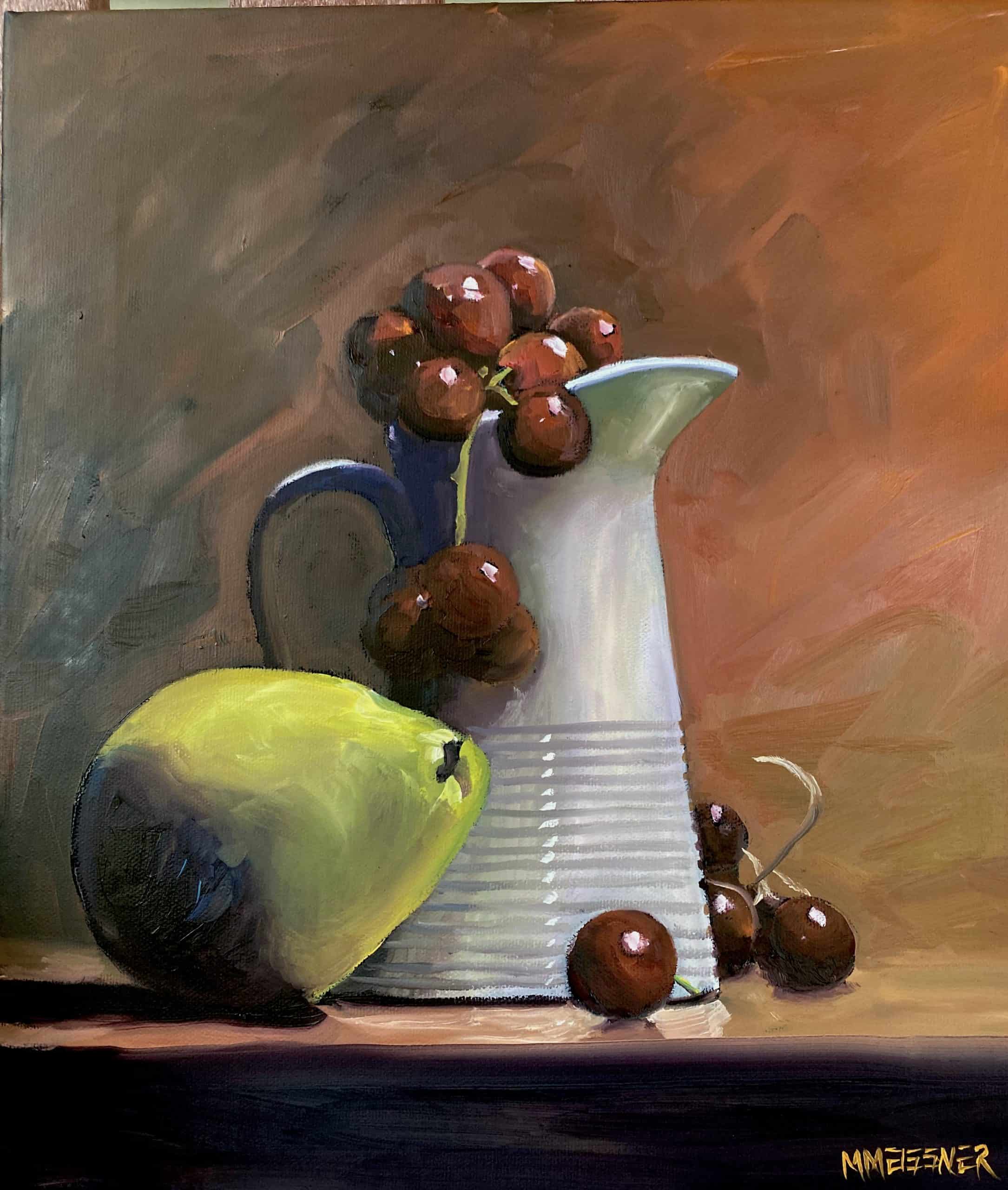 Pears and Grapes - Art by Michael Meissner