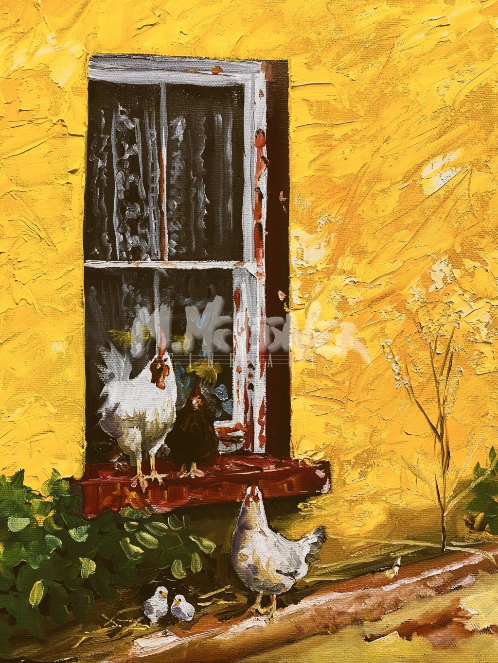 Chicken painting