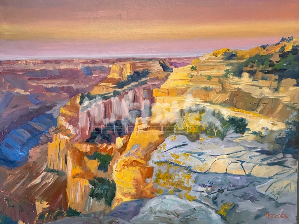 Grand Canyon Oil Painting by Michael Meissner