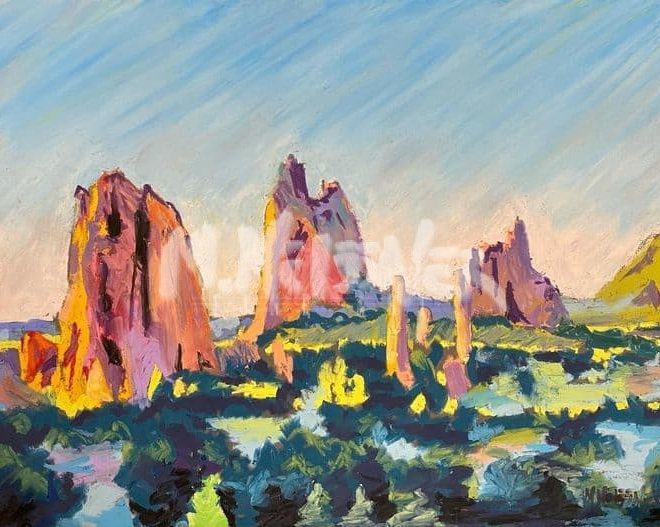 Garden of the Gods Painting by Michael Meissner