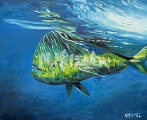 mahi mahi painting art