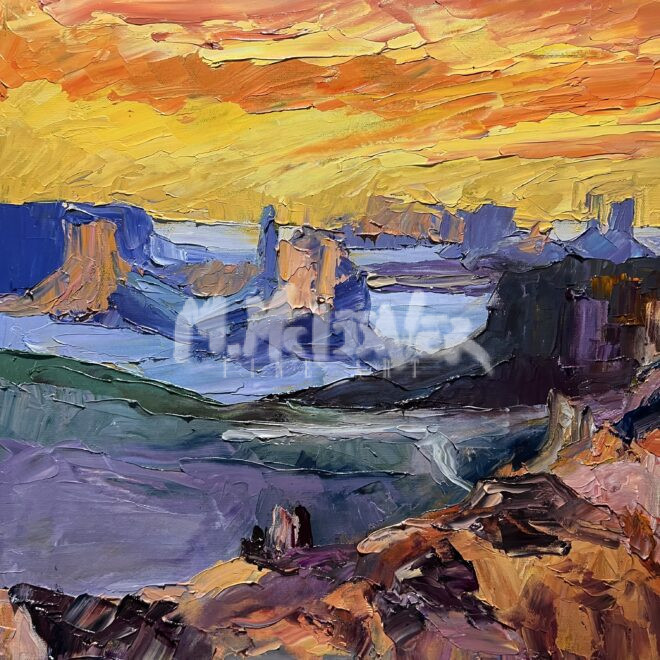 Painting of Monument Valley